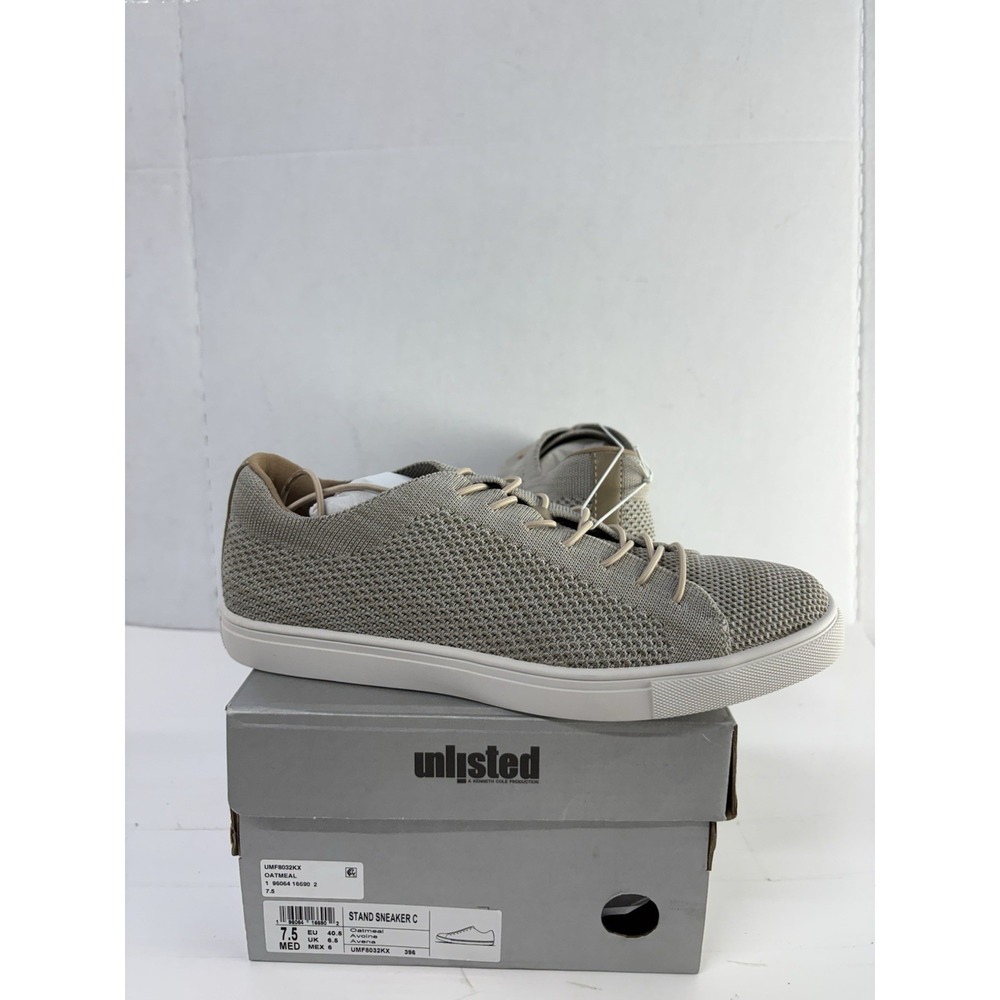 Unlisted Kenneth Cole Men's Stand Sneaker C Low Top Sneakers Oatmeal Mesh 7.5M